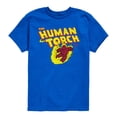 thumbnail image 1 of Fantastic Four - Human Torch Logo - Youth Boys Short Sleeve Graphic T-Shirt, 1 of 4