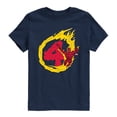 thumbnail image 1 of Fantastic Four - Human Torch - Youth Boys Short Sleeve Graphic T-Shirt, 1 of 4