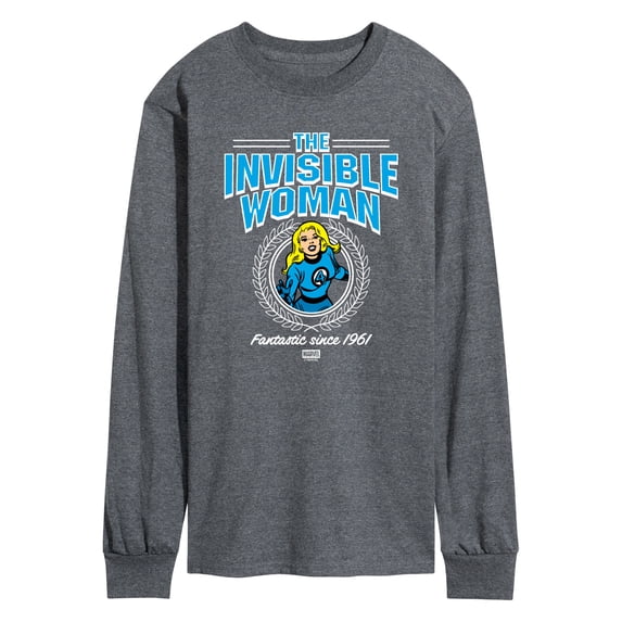 Fantastic Four - Invisible Woman Collegiate - Men's Long Sleeve Graphic T-Shirt