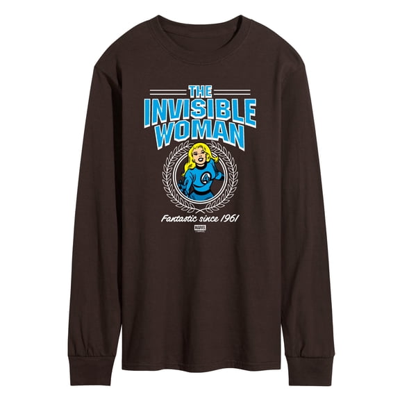 Fantastic Four - Invisible Woman Collegiate - Men's Long Sleeve Graphic T-Shirt
