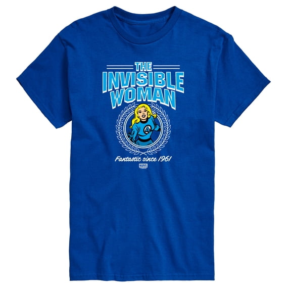 Fantastic Four - Invisible Woman Collegiate - Men's Short Sleeve Graphic T-Shirt
