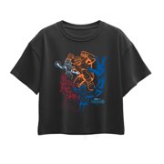 Fantastic Four - Line Art Girls' Short Sleeve Boxy Graphic T-Shirt