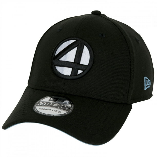 MARVEL fantastic4 new era 39THIRTY 帽子 Fantastic Four Logo Black Colorway New Era 39Thirty Fitted
