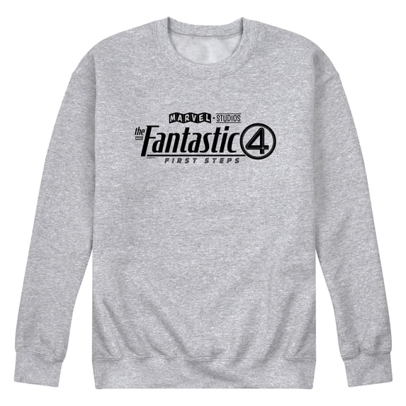 Fantastic Four - Logo Black Graphic Fleece Sweatshirt