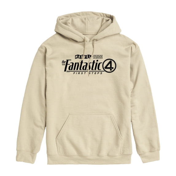 Fantastic Four (2025) - Fantatic Four Logo Black - Men's Fleece Hoodie Sweatshirt