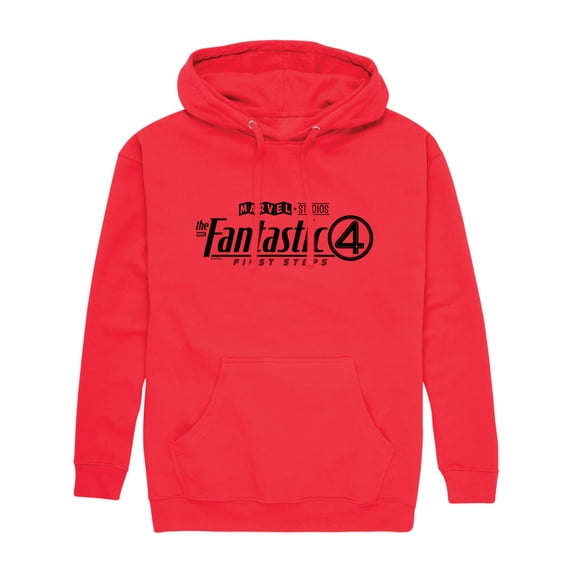 Fantastic Four (2025) - Fantatic Four Logo Black - Men's Fleece Hoodie Sweatshirt