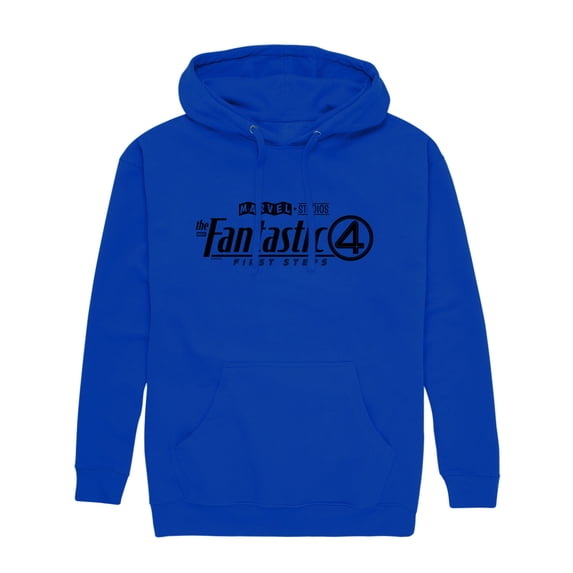 Fantastic Four (2025) - Fantatic Four Logo Black - Men's Fleece Hoodie Sweatshirt