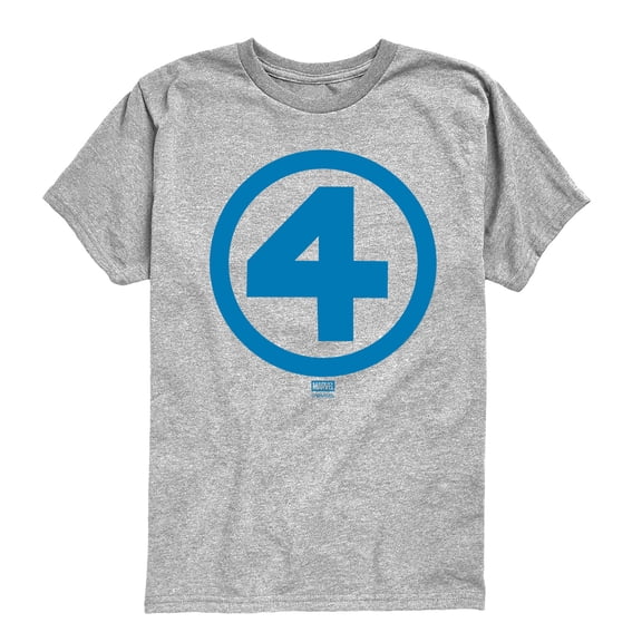 Fantastic Four - Logo Blue - Youth Boys Short Sleeve Graphic T-Shirt