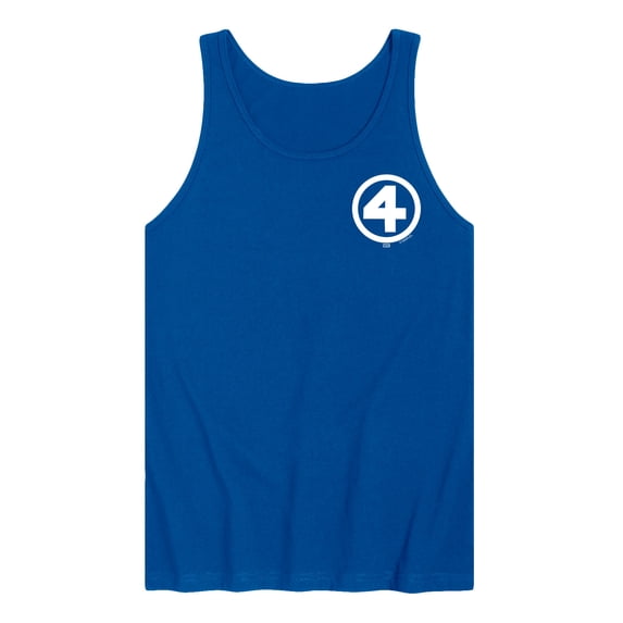 Fantastic Four - Logo White - Men's Sleeveless Graphic Tank