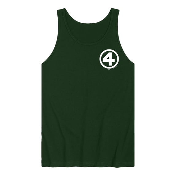 Fantastic Four - Logo White - Men's Sleeveless Graphic Tank