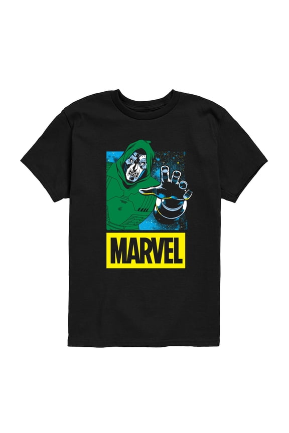 - Marvel Doom - Youth Boys Short Sleeve Graphic T-Shirt