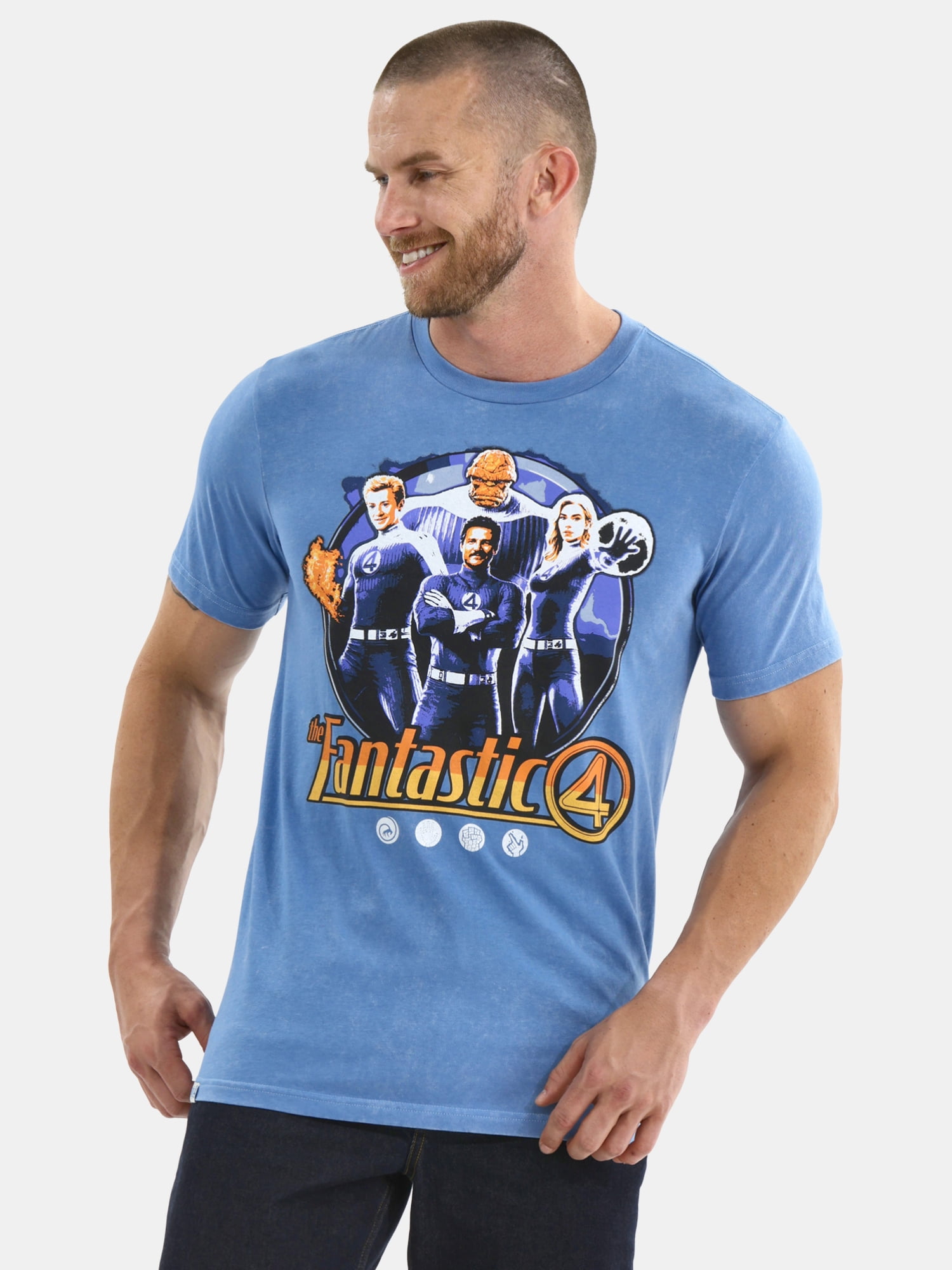 Fantastic Four Men's & Big Men's Graphic T-Shirt, Sizes S-3XL