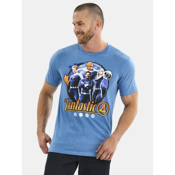 Fantastic Four Men's & Big Men's Graphic T-Shirt, Sizes S-3XL