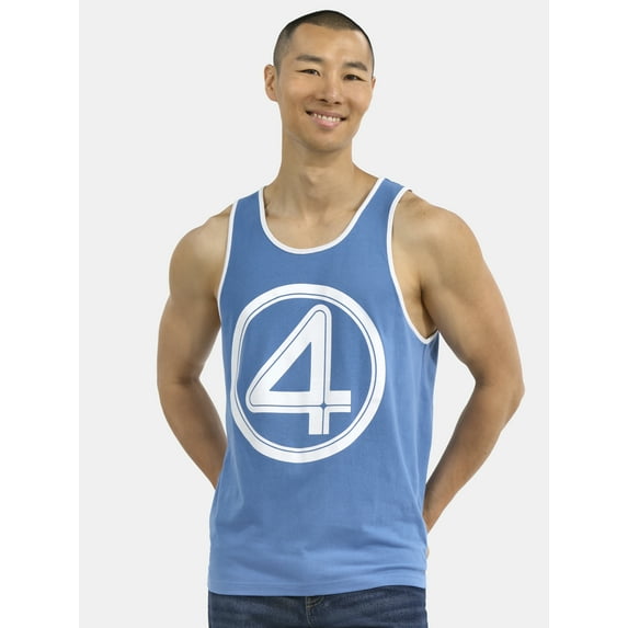 Fantastic Four, Men's & Big Men's Graphic Tank Top, Fantastic Four Logo, Sizes S-3XL