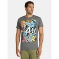 thumbnail image 1 of Fantastic Four Men's and Big Men's Graphic Tee with Short Sleeves, Sizes S-3XL, 1 of 5