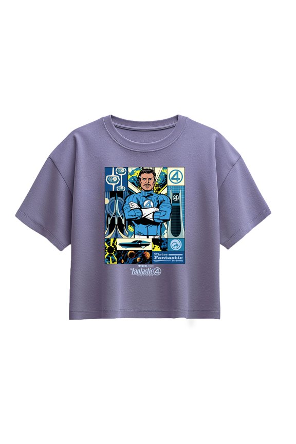 - Mister Fantastic Grid - Youth Girls Boxy T-Shirt