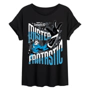 Fantastic Four - Mr Fantastic Chara - Juniors Oversized Graphic T-Shirt