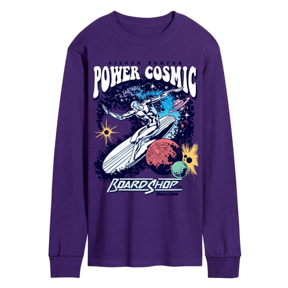 Fantastic Four - Power Cosmic Surf - Men's Long Sleeve Graphic T-Shirt