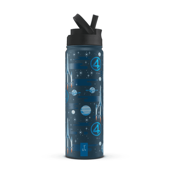 Fantastic Four Prepare 4 Launch Stainless Steel Water Bottle - 22 oz