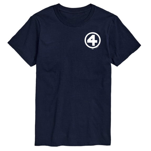Fantastic Four Retro - Fantastic Four Logo White - Men's Short Sleeve Graphic T-Shirt