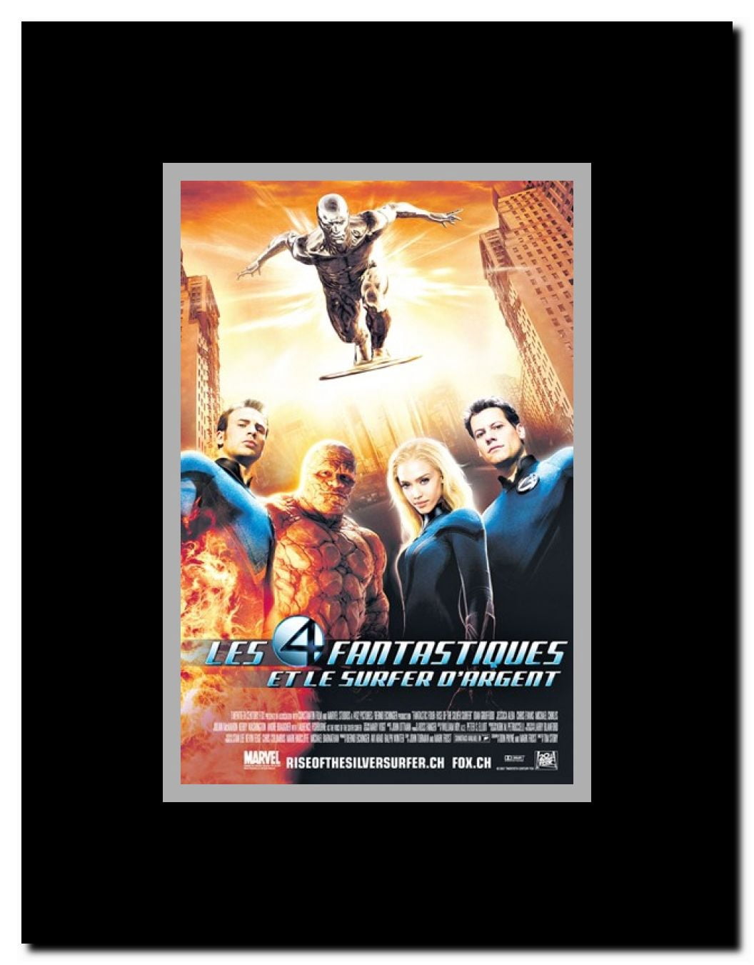 Fantastic Four: Rise of the Silver Surfer Framed Movie Poster