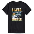 thumbnail image 1 of Fantastic Four Retro - Silver Surfer 80s - Men's Short Sleeve Graphic T-Shirt, 1 of 4