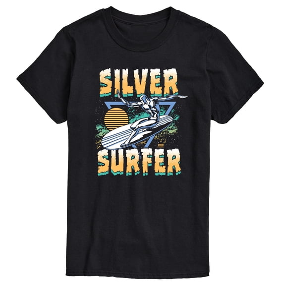 Fantastic Four Retro - Silver Surfer 80s - Men's Short Sleeve Graphic T-Shirt
