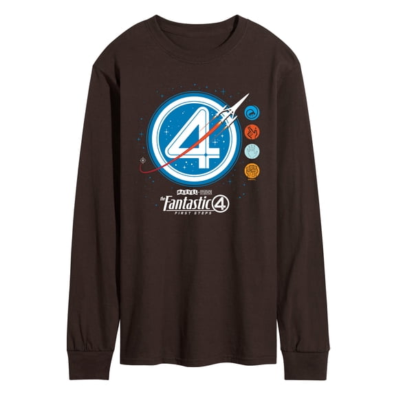 Fantastic Four - Space Logo - Men's Long Sleeve Graphic T-Shirt