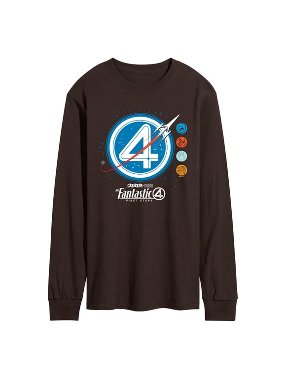 - Space Logo Men's Long Sleeve Graphic T-Shirt
