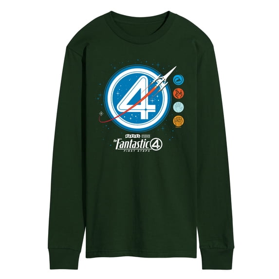 Fantastic Four - Space Logo - Men's Long Sleeve Graphic T-Shirt