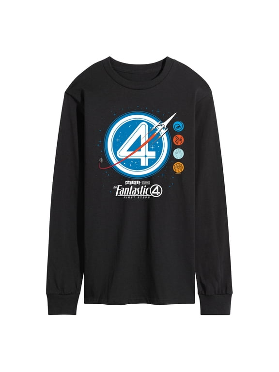 - Space Logo Men's Long Sleeve Graphic T-Shirt