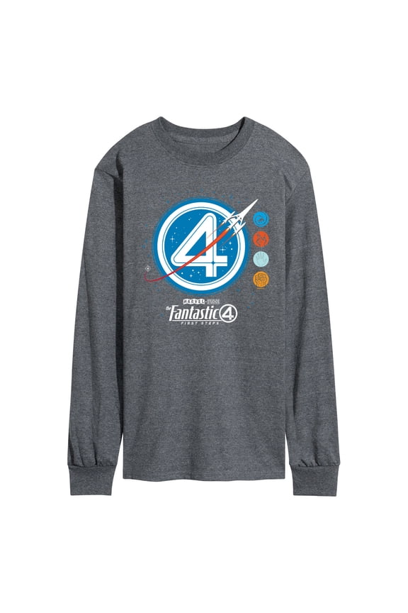 - Space Logo - Men's Long Sleeve Graphic T-Shirt