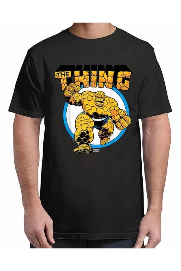 Fantastic Four - The Thing Logo T-Shirt, Daily Wear, Unisex T-Shirt