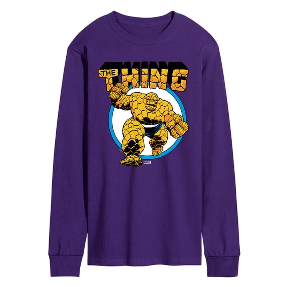Fantastic Four - Thing Logo - Men's Long Sleeve Graphic T-Shirt