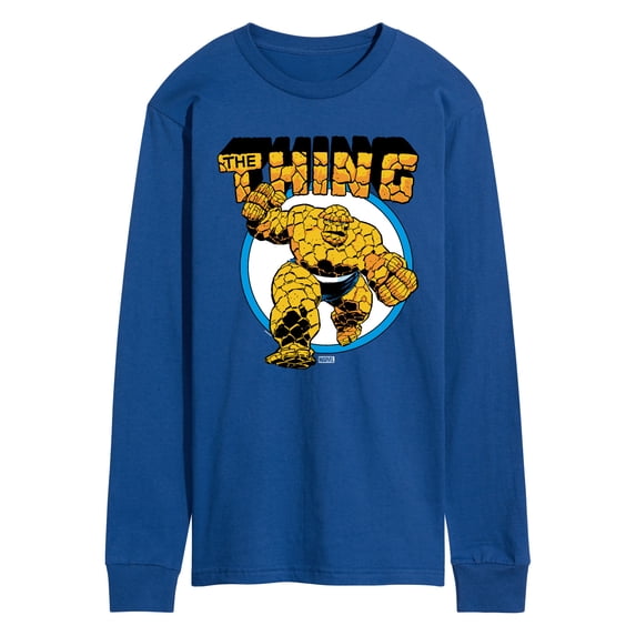 Fantastic Four - Thing Logo - Men's Long Sleeve Graphic T-Shirt