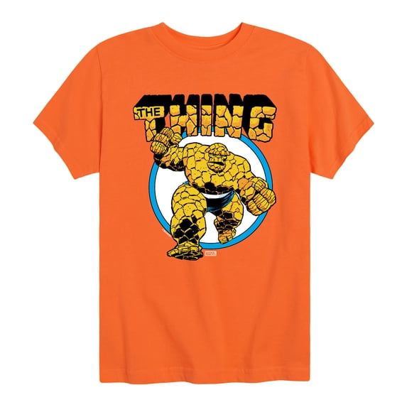 Fantastic Four - Thing Logo - Youth Boys Short Sleeve Graphic T-Shirt