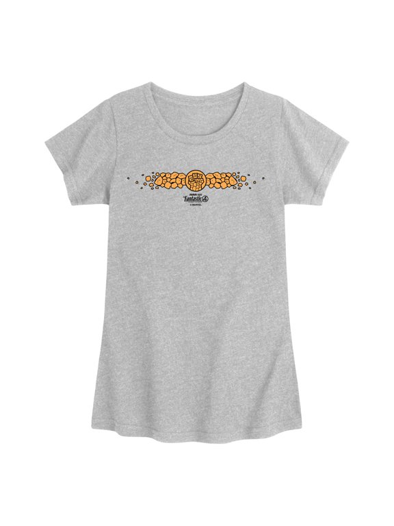 - Thing Girls' Fitted Short Sleeve Graphic T-Shirt