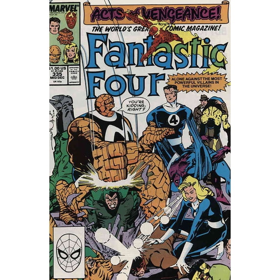 Fantastic Four (Vol. 1) #335 VF ; Marvel Comic Book
