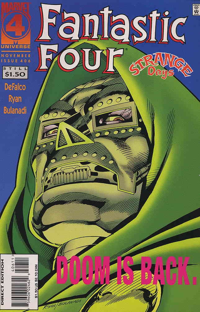 Fantastic Four (Vol. 1) #406 VF ; Marvel Comic Book