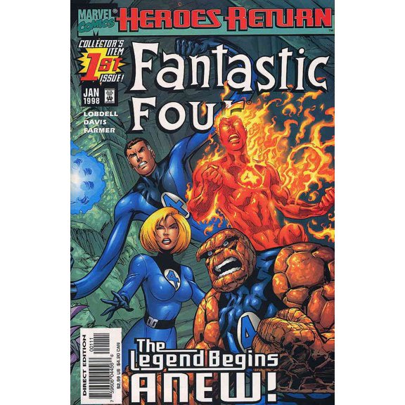 Fantastic Four (Vol. 3) #1 VF ; Marvel Comic Book