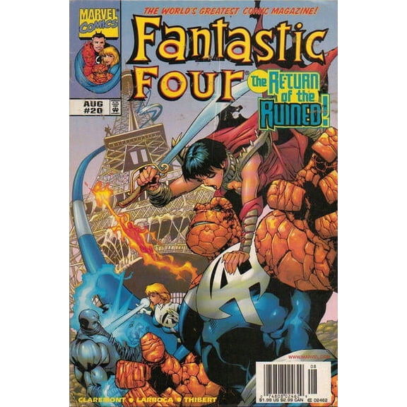 Fantastic Four (Vol. 3) #20 (Newsstand) VF ; Marvel Comic Book