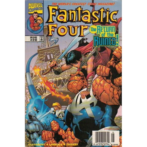 Fantastic Four (Vol. 3) #20 (Newsstand) VF ; Marvel Comic Book