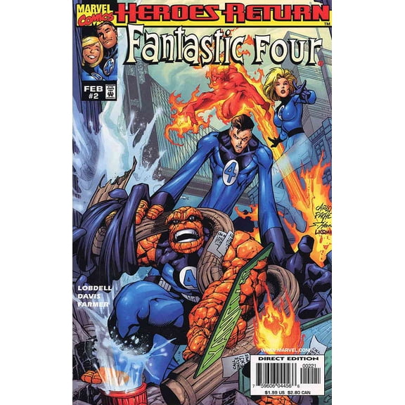 Fantastic Four (Vol. 3) #2A VF ; Marvel Comic Book