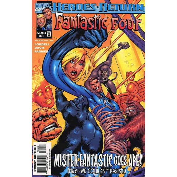Fantastic Four (Vol. 3) #3 VF ; Marvel Comic Book