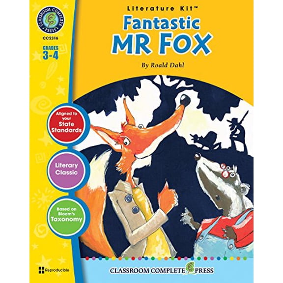 Pre-Owned Fantastic Mr Fox - Novel Study Guide Gr. 3-4 - Classroom Complete Press Paperback