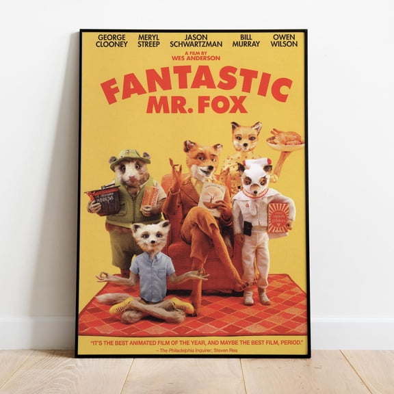 Fantastic Mr. Fox Wes Anderson Film Rolled Print Gift Movie, Unframed Poster