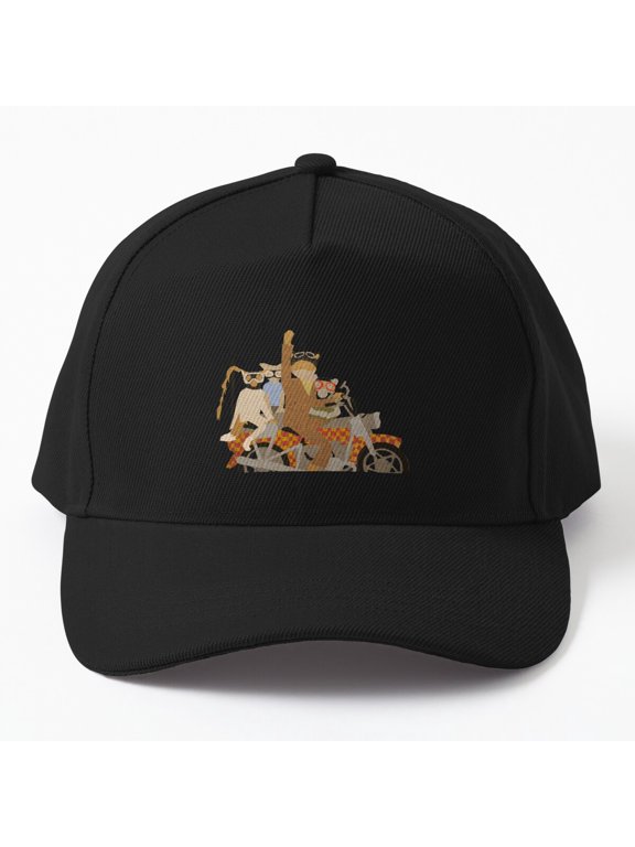 Fantastic Mr Motorcycle Baseball Hat, Biker Character Lifestyle Graphic Design, Classic Cap