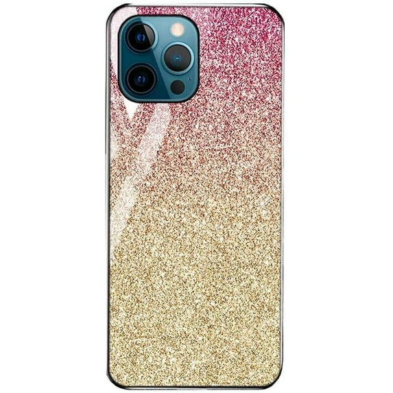 Fantastic Pattern Tempered Glass Case for iPhone 13 Pro Max 12 Mini 11 X XR XS 7 8 Plus, Slim Personalized Painted Back Cover(D,12/12 Pro)