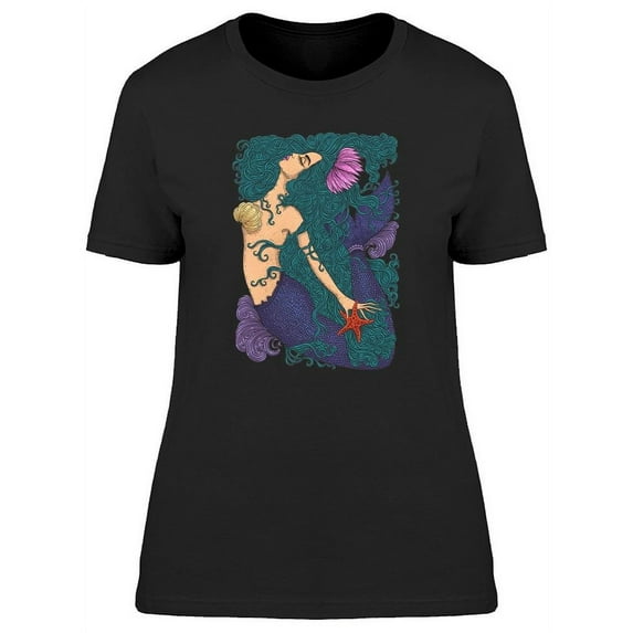 Fantastic Sea Mermaid T-Shirt Women -Image by Shutterstock, Female 3X-Large