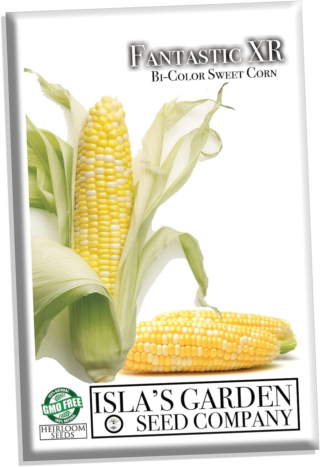 "Fantastic XR" BiColor Sweet Corn Seeds for Planting, 50+ Seeds Per